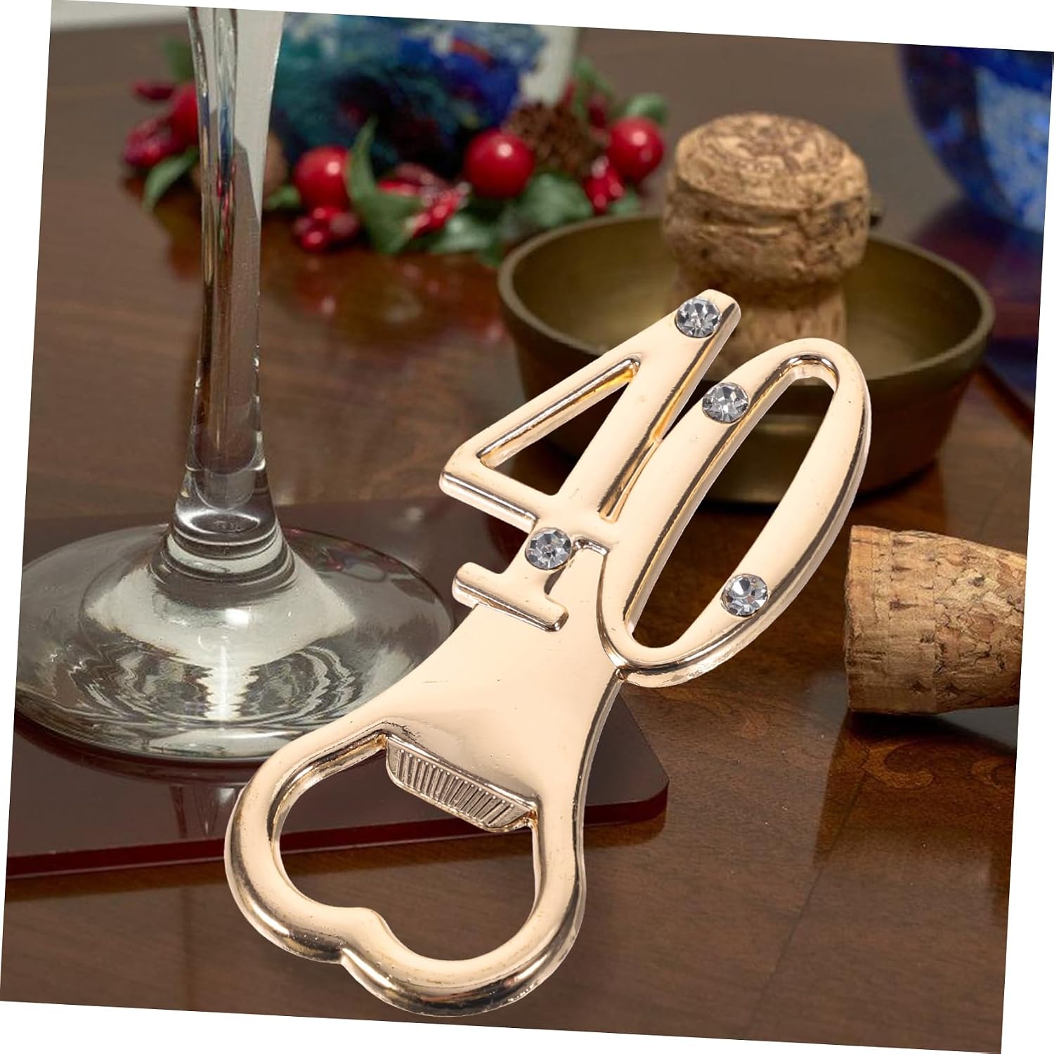 10pcs 40th Birthday Bottle Opener Set Metal Wine Opener Party Favors for Guests