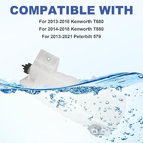 Miniatura 6 de DR104002 Tanque de depósito de refrigerante con tapa compatible con 2013-2021 Peterbilt 579 2013-2018 Kenworth T680 2014-2018 Kenworth T880 CP237001