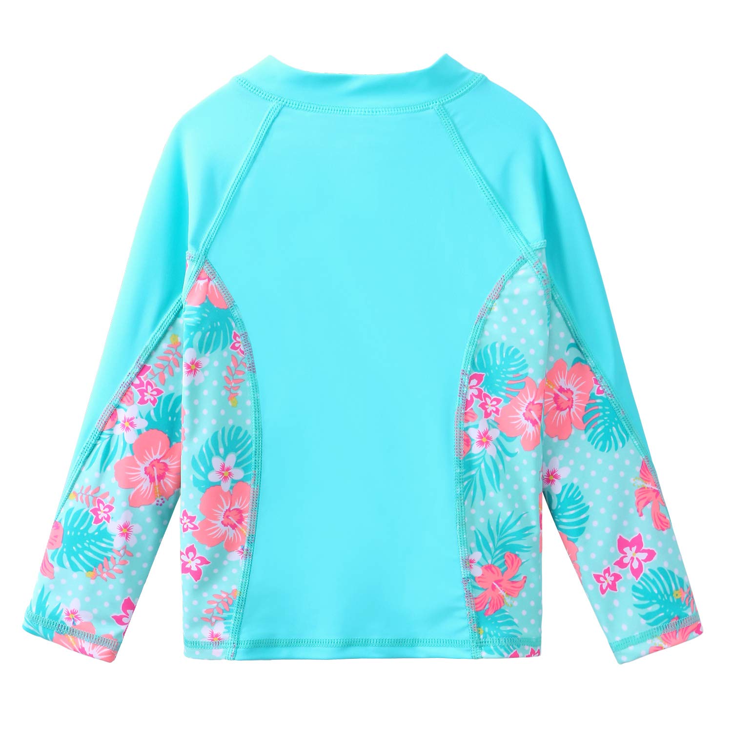 Traje de baño de 3 Piezas con protección contra erupciones UPF 50+ UV Surfing Sunsuit Jacket+Bikini +Bottom Kids Summer Beach Bathing Suit