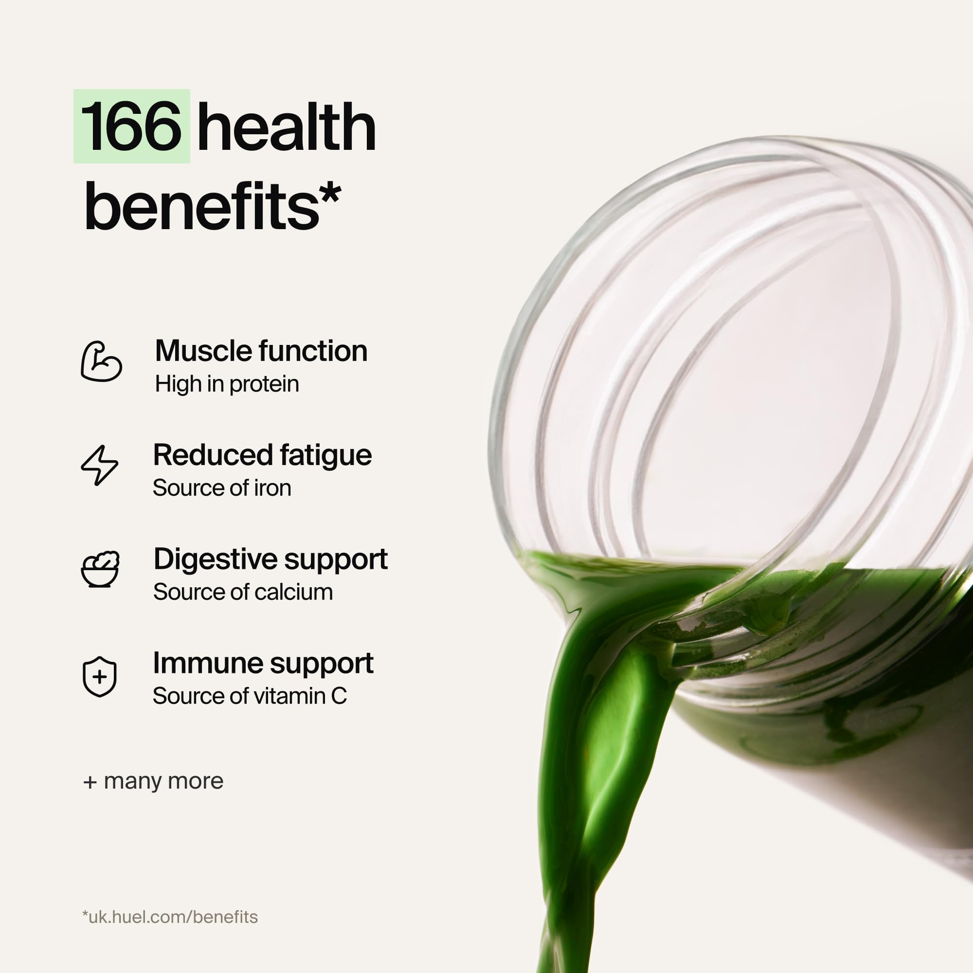 Huel Daily Greens Original - 30 Portionen (255 g) - Veganes Superfood-Pulver mit Karotte, Brokkoli, Spinat, Grüntee, Grünkohl, Spirulina & mehr, Reich an Probiotika, Vitaminen, Adaptogenen & Mineralst