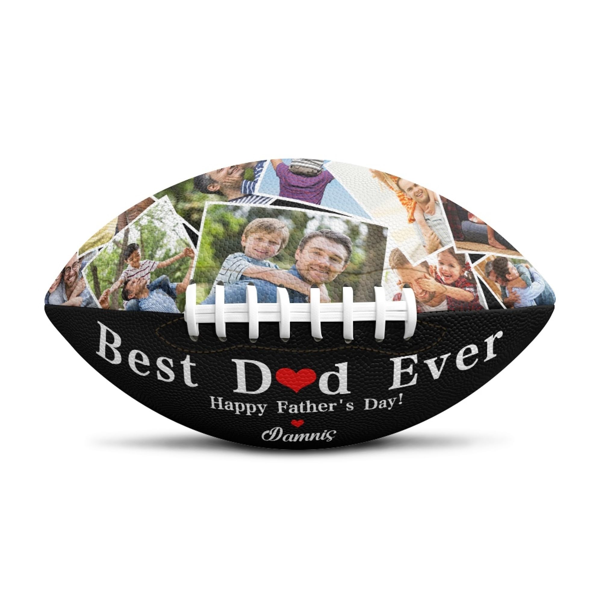 Ballon de football photo personnalisé pour papa Fête des Pères
