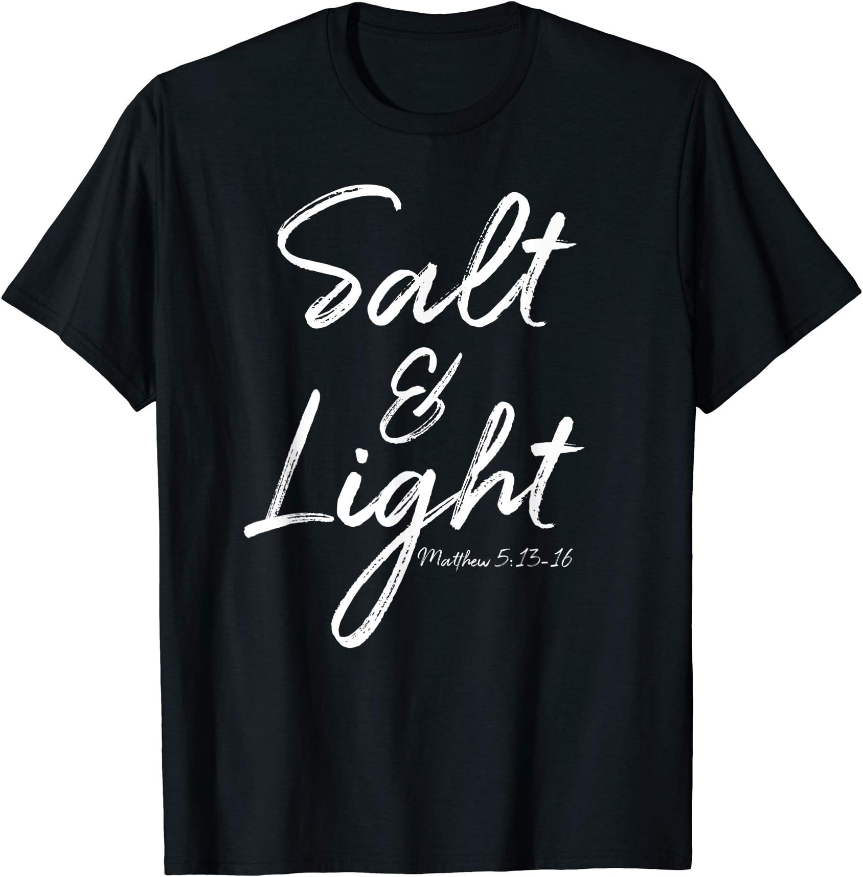 P37 Design Studio Jesus ShirtsChristian Bible Verse Quote for Women Cute Salt & Light T-Shirt