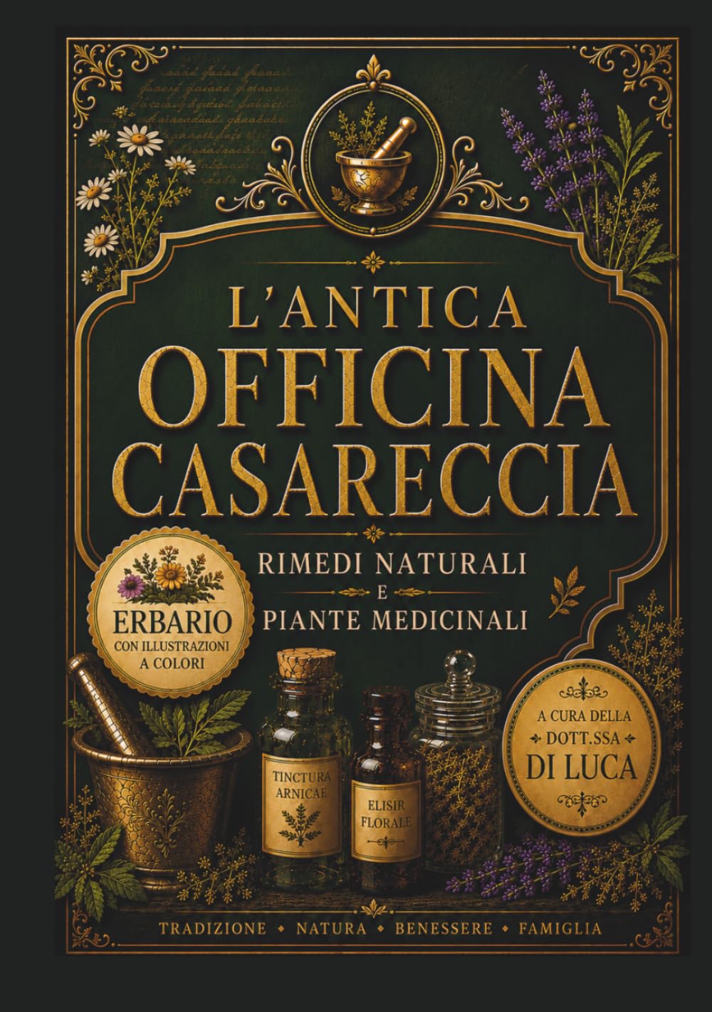 L'Antica Officina Casareccia: Rimedi Naturali e Piante Medicinali: Guida all'erboristeria e alle erbe spontanee: segreti perduti e ricette per il benessere e la vitalità