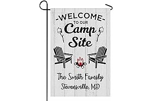 Personalized RV Campsite Welcome Flag