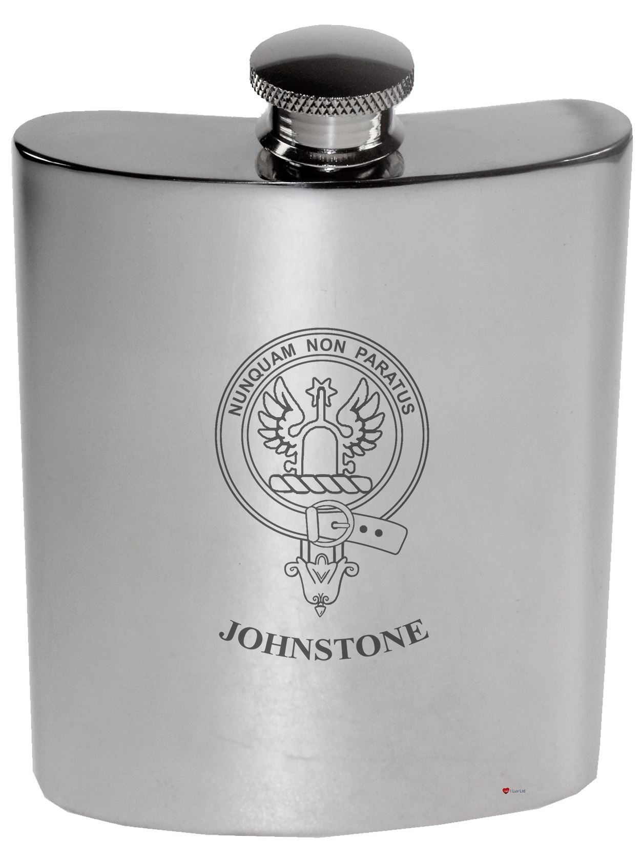 Flacon de rein étain poli Johnstone 6 oz fini les fuites avec style et étanchéité