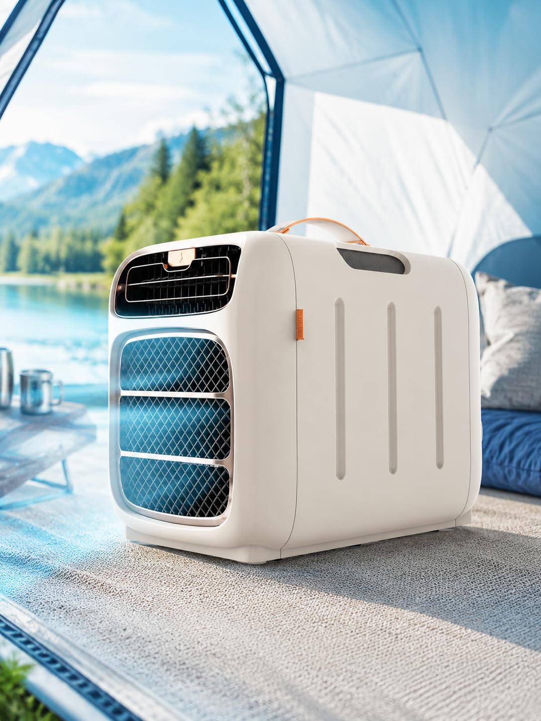 FJYAWEN Self-Evaporating Portable Air Conditioner 4800 Btu,