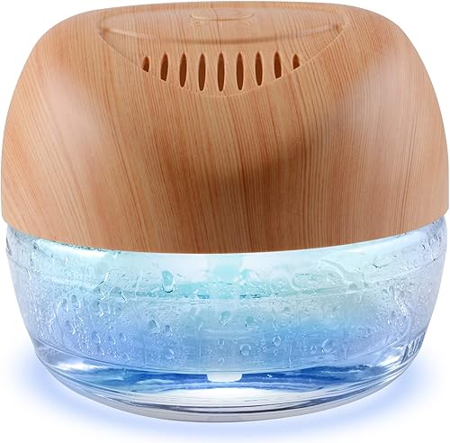 Vista 19 de Limpiador de Aire Lavador de Aire, Difusor de Aromas para Aire Fresco para el Hogar, Oficina, Purificador de Aire con Luz Nocturna (Blanco)