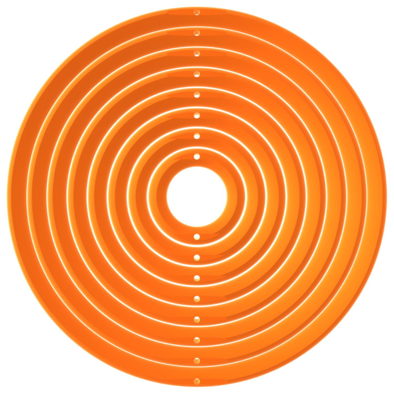 Dart Practice Rings – 8 Precision Training Rings with Ultimate Darts Improvement Kit, Includes 5 Bonus Games for Accuracy and Skill Development (Orange)