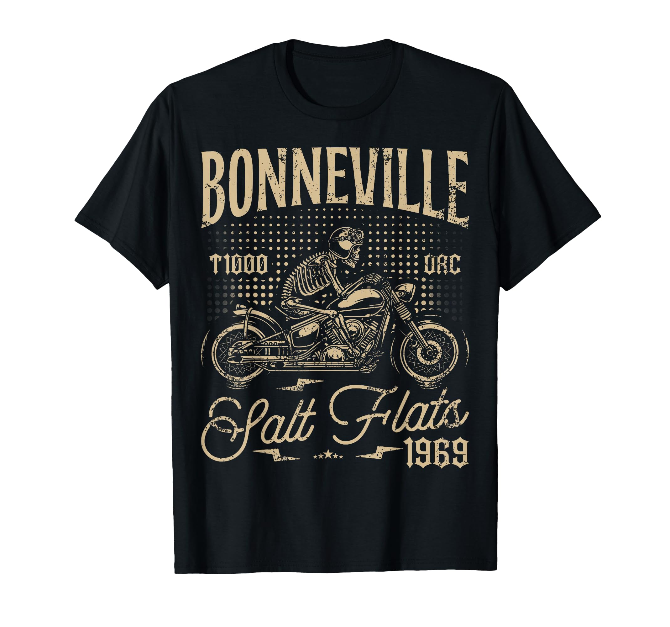 Bonneville Salt Flats Motorcycle Racing Vintage Biker T-Shirt