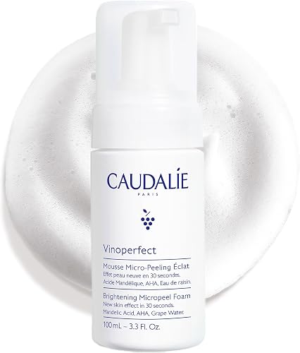 Caudalie Vinoperfect Instant Brightening Mandelic Acid and AHAs Micropeel Foam Cleanser - 100 mL