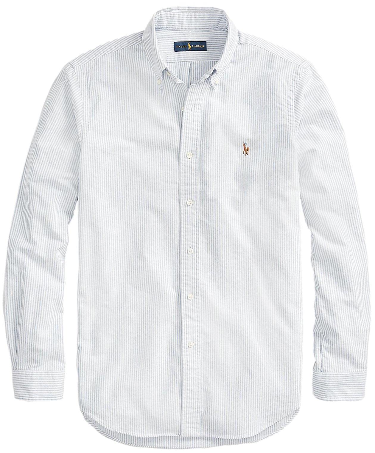 Photo 1 of POLO RALPH LAUREN Men's Long Sleeve Oxford Button Down Shirt (XL, BlueWhiteStripe)