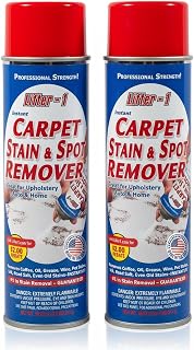 Carpet Spot Remover, Stain and Red Wine Remover and Spot Treatment for Oil, Grease, Urine, Cleaning Performance for Rugs, Upholstery, Fabrics. Pack of 2