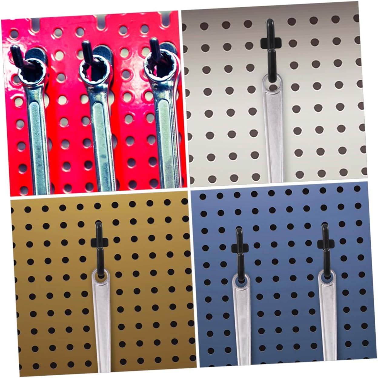 80pcs Heavy Duty Pegboard Hooks for Garage Tools Pegboard Hooks Hangers Tool Organizers for Efficient Storage and Display