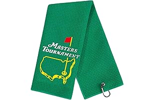 Golf Towel Green: Masters Tournament Edition, Perfect Golf Gift for Men, Husband, and Golf Fanatic