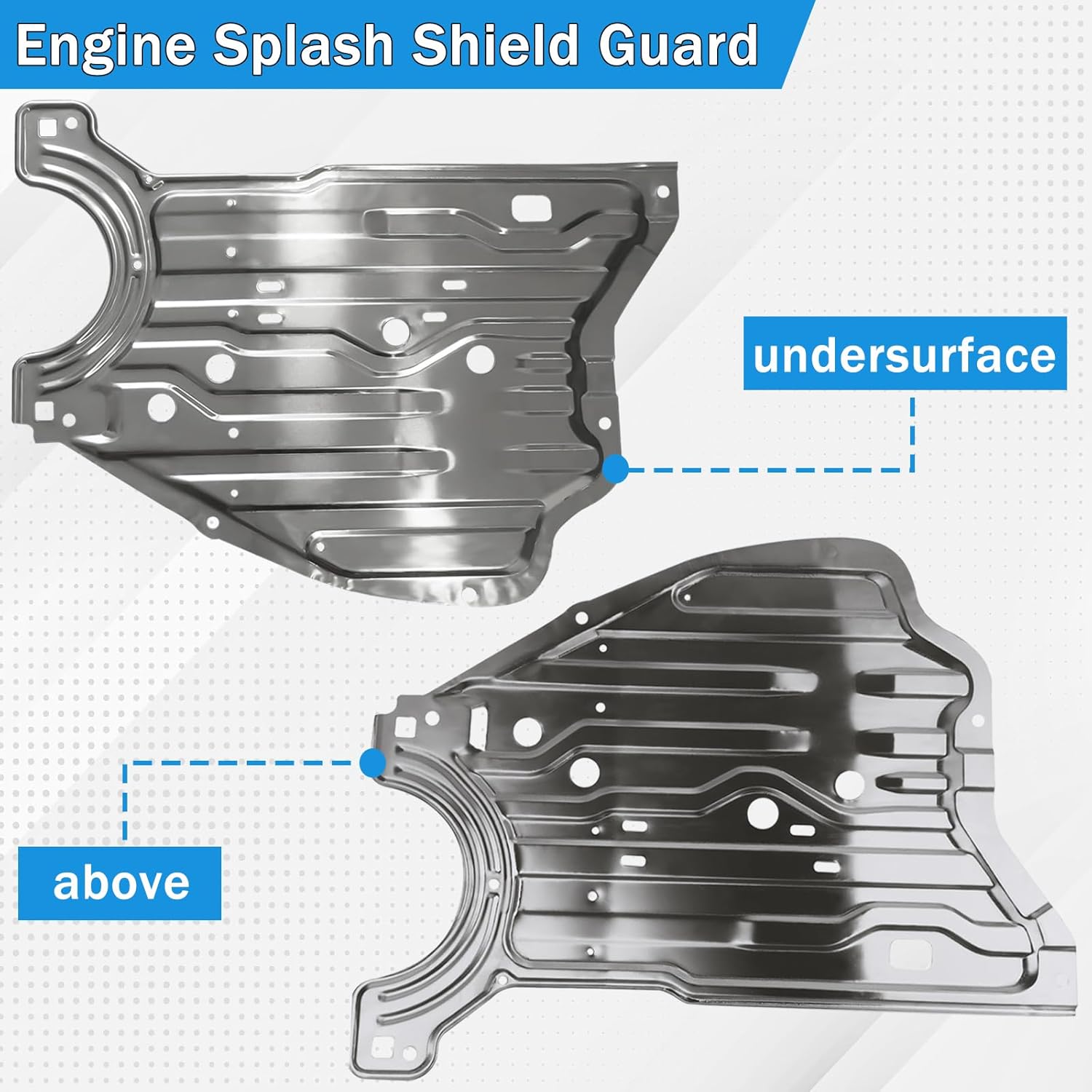 Engine Splash Guard Shield Compatible with Honda Accord 2018 2019 2020 Replace # 74116TVAA00 74116-TVA-A00