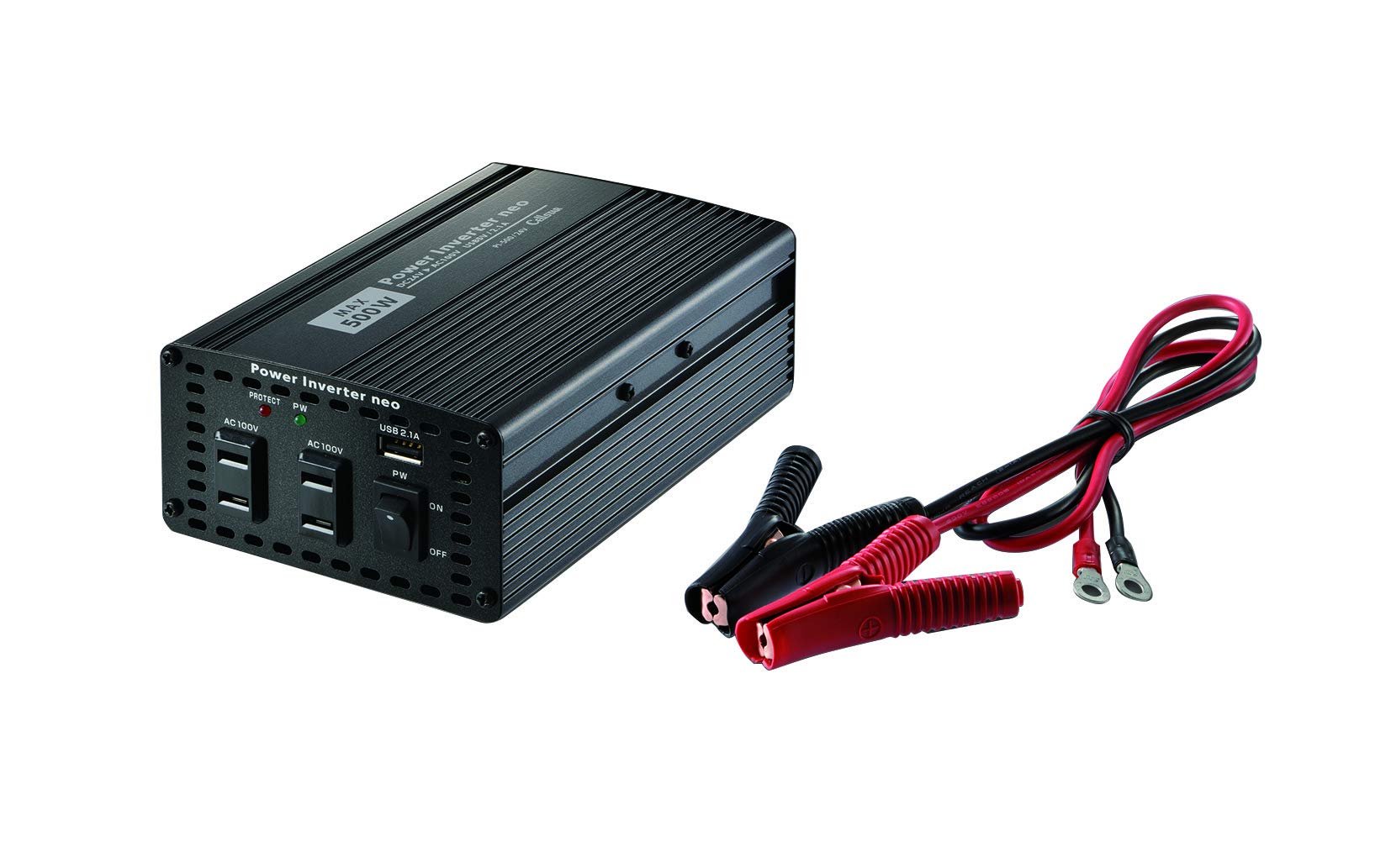 Amazon | セルスター インバーター PI-500/24V 24V 定格出力400W USB