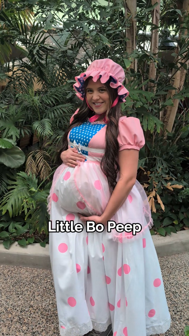 Amazon.com: Women's Little Bo Peep Halloween Costume | Classic Toy Story  Character Outfit with Bonnet & Polka Dot Dress : Clothing, Shoes & Jewelry