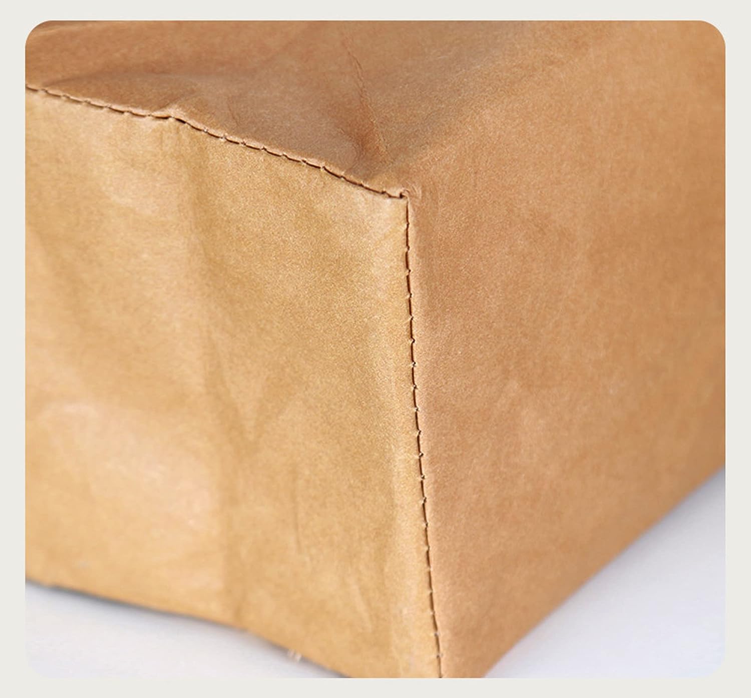 Prudance Washable Paper Storage Bags - Reusable Grocery Bags 6 x 11 Inches Kraft Plant Pots Home Storage Baskets Bread Fruit Packing image 3
