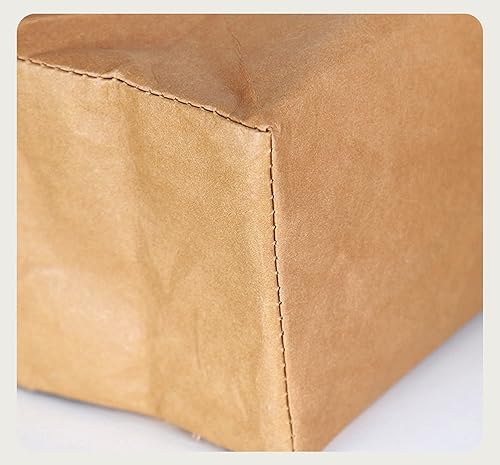 Miniatura 4 de Prudance Bolsas de almacenamiento de papel lavables  Bolsas de comestibles reutilizables de 6 x 11 pulgadas, macetas de papel kraft para plantas