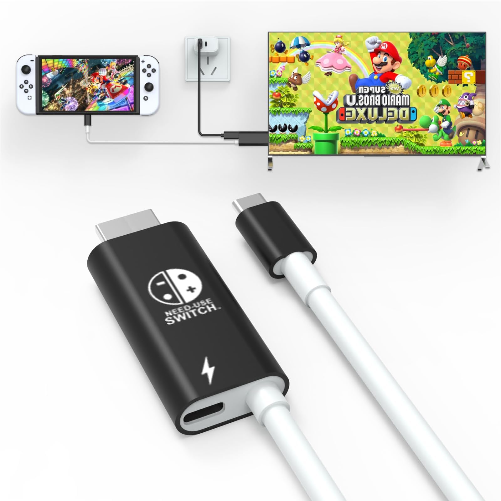 GOPALA Switch Dock, 4K60Hz for Nintendo Switch Dock, Portable Switch Dock for