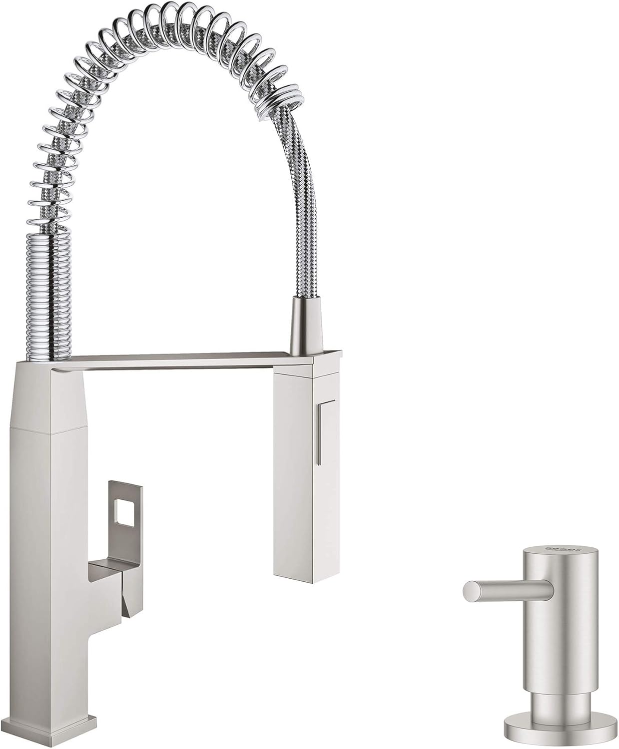 Grohe KKS-31401DC0 Kitchen Faucet with Soap Dispenser in Supersteel