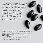 Sports Research® Astaxanthin Supplement from Algae - Softgels for Antioxidant Activity, Skin & Eye Health Support - Made with Coconut Oil, Non-GMO Verified & Gluten Free - 6mg, 120 Count