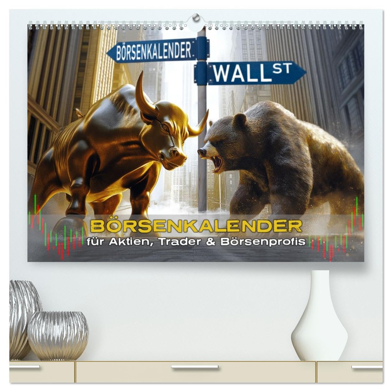 Börsenkalender – der Kalender für Aktien, Trader und Börsenprofis. (hochwertiger Premium Wandkalender 2026 DIN A2 quer), Kunstdruck in Hochglanz: ... inspirieren jeden Monat. (CALVENDO Hobbys)