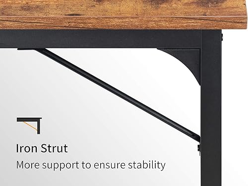 Miniatura 4 de BANTI Escritorio de computadora para oficina en casa con cajones, escritorio pequeño de 47 pulgadas, mesa de estudio, escritorio moderno y simple