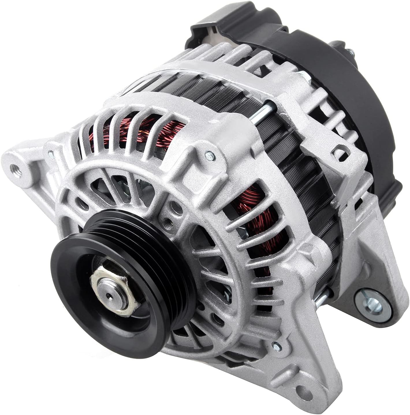 LSAILON Auto Alternator 2005 2006 for Hyundai Elantra 2004 2005 2006 2007 for Hyundai Tiburon 2005 2006 2007 2008 2009 for Hyundai Tucson 2004 2005 2006 2007 2008 2009 for Kia Spectra 90 Amp