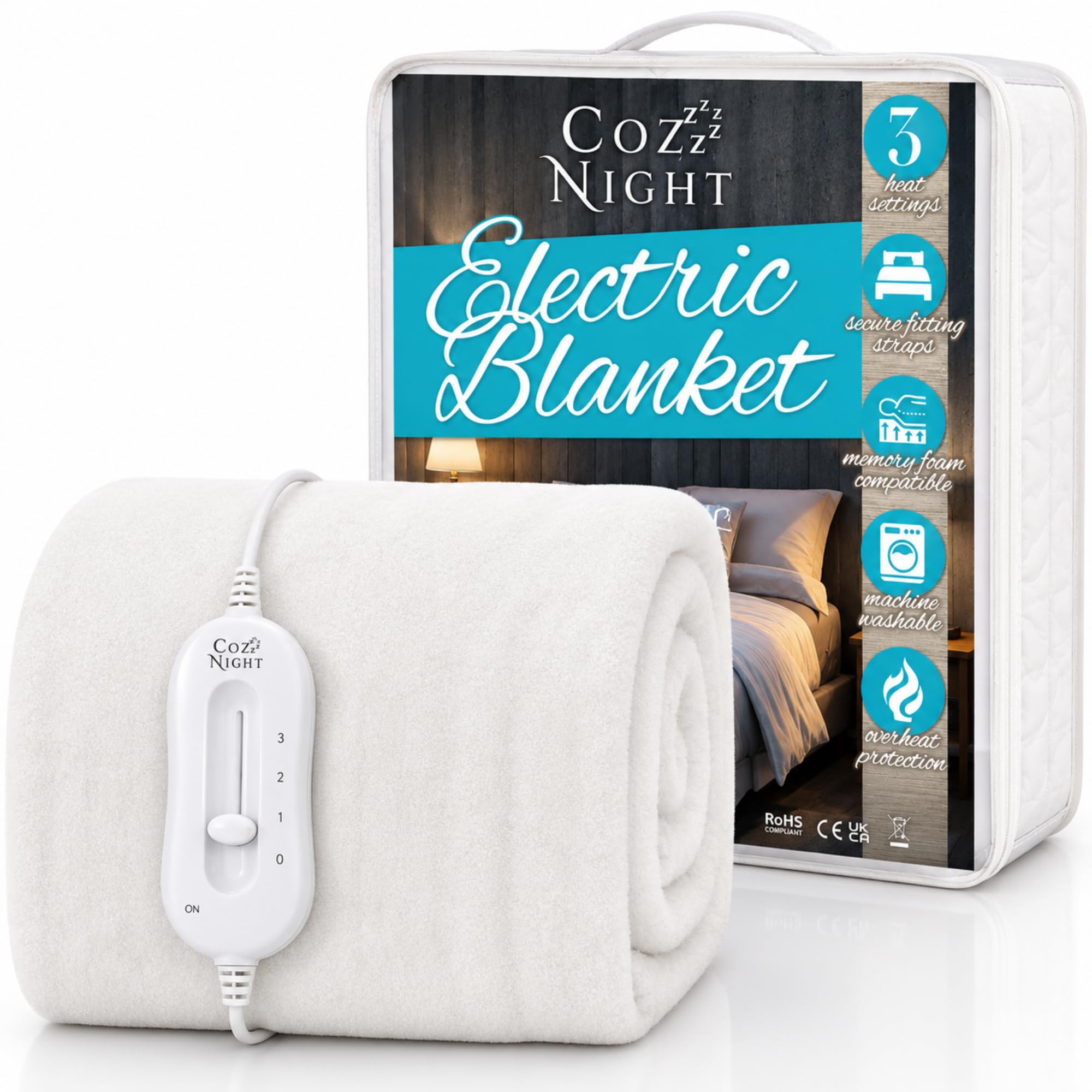Cozy Night Single Fitted Electric Blanket