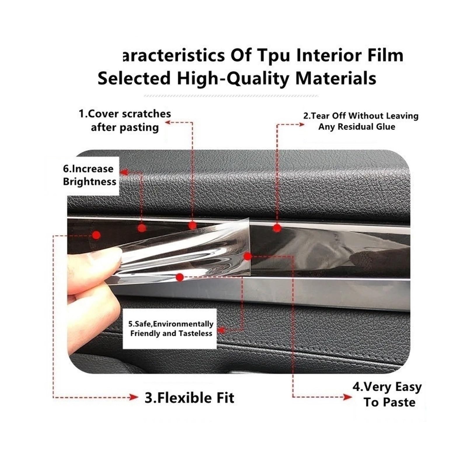 Für B X1 IX1 22-24 U11 Auto Interior Center Konsole Transparente TPU Schutz Film Anti-Scratch Reparatur Zubehör Refit Instrumentenbrett Folie