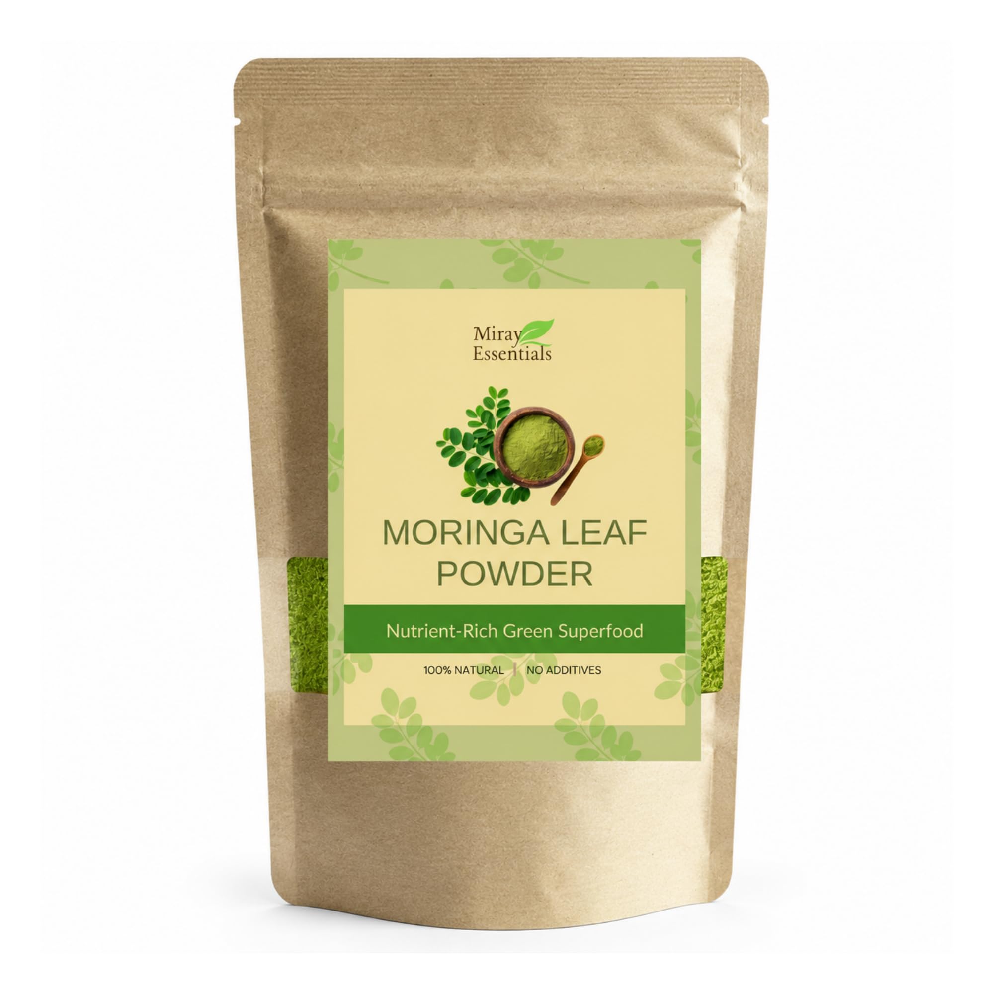 Moringa Leaf Powder | 100% Pure Herbal Moringa Powder | Natural Green Leaf Powder for Smoothies, Juices, Tea & Recipes | Vegan | 100g-image-44