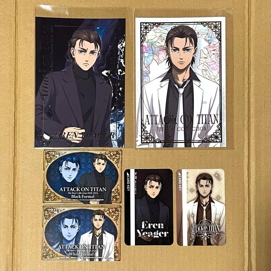 カラオケの鉄人 エレン 6点セット 進撃の巨人 缶バッジ エレン