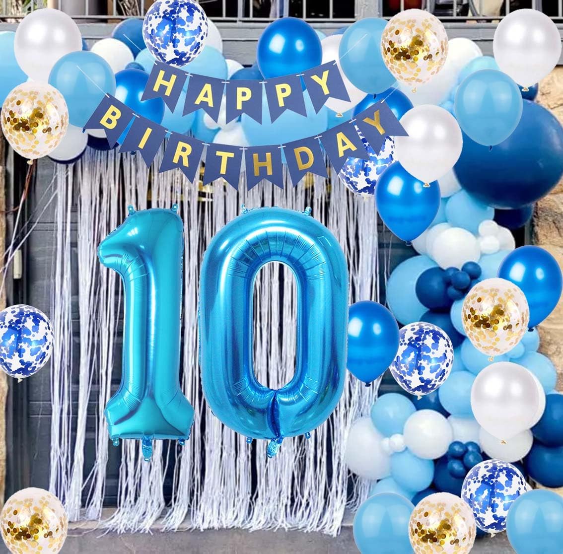 Decoraciones De Cumpleaños Número 10 Rosa Y Rosa Para Niñas, Pancarta De Feliz Cumpleaños De 10 Dígitos De Doble Dígito, Fondo Grande De 10 Años De Edad, Suministros De Fotografía De