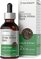 Vista 1 de Horbäach White Willow Bark Extract Tincture 2 Fl oz Alcohol Free Liquid Supplement Super Concentrated Vegetarian, Non-GMO, Gluten Free