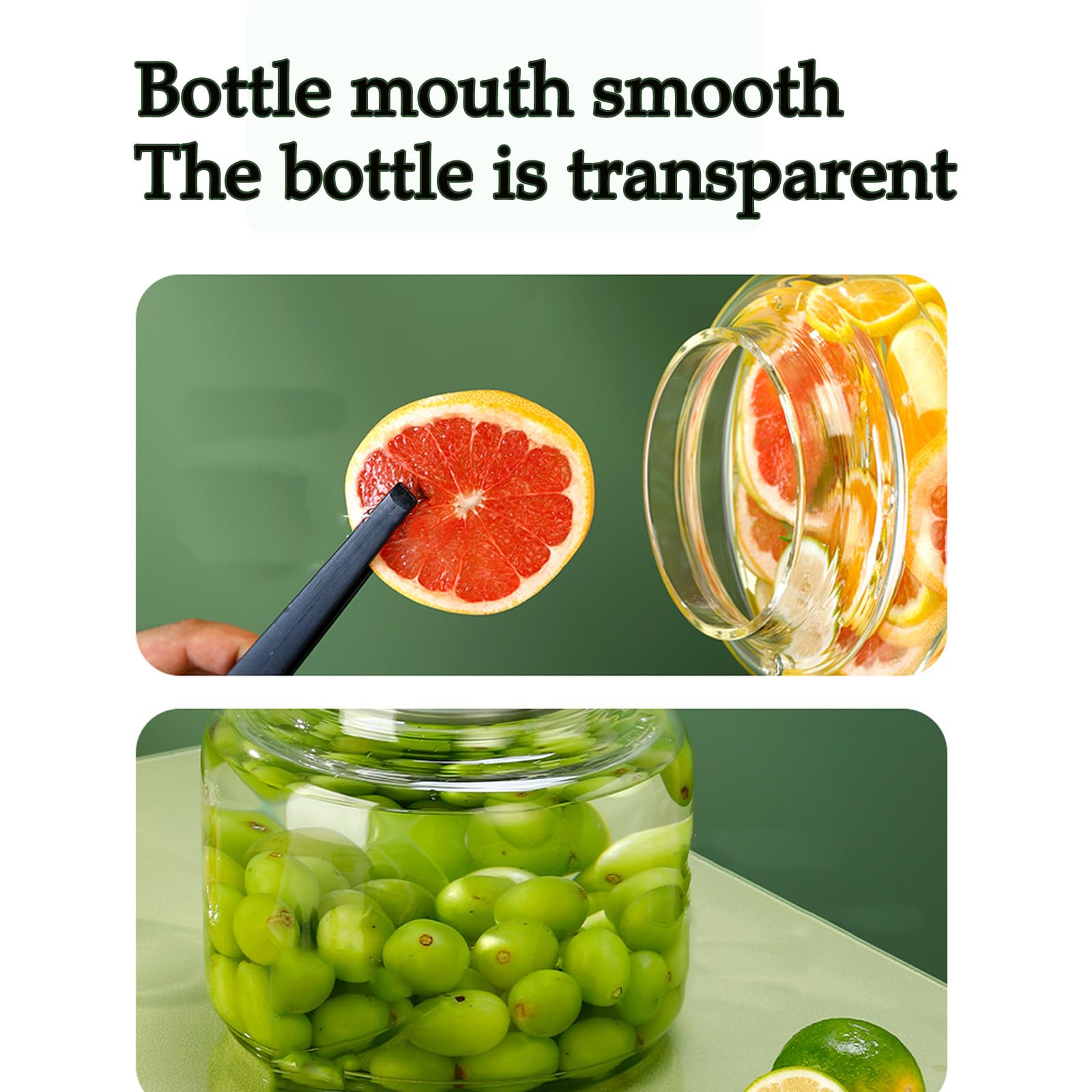 Dispenser per Bevande con Rubinetto,Dispenser per Bevande in Vetro,Dispenser per Succhi di Botte di Birra,Caraffa per Bevande Calde E Fredde con Supporto,B Faucet,Without Bracket