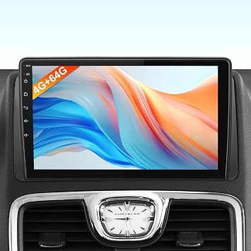 AWESAFE Car Radio Stereo Qualcomm 8-Core [4+64GB] Android 13 for Dodge Grand Caravan 2008-2020 Chrysler Town & Country 2011-2016, 9-inch Touch Screen Stereo with CarPlay Android Auto