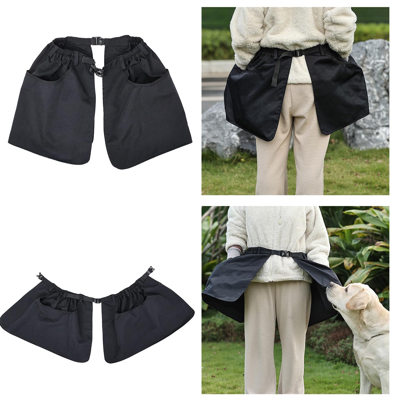 Tablier pour dressage de chien, friandises pour animaux domestiques, nourriture, collations, poches de poche, gilets, friandises, sac