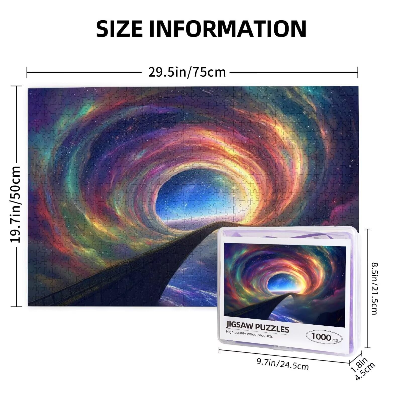 Puzzle abstrakcyjne, 6000 elementów, krajobraz, puzzle dla dorosłych, z pudełkiem na prezent, "zrób to sam", duże drewniane puzzle dla dorosłych, gra zręcznościowa dla całej rodziny, prezenty dla