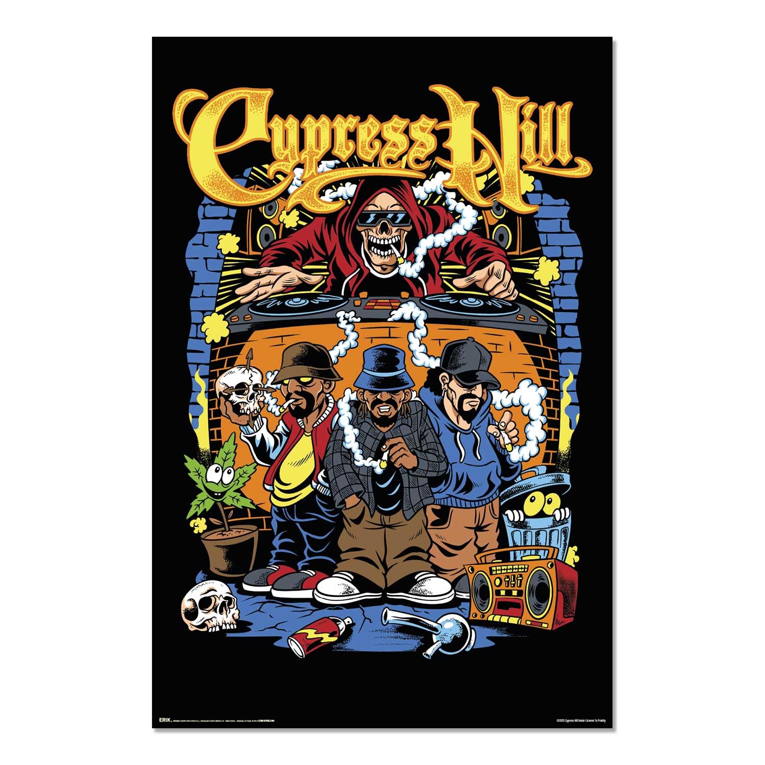 Grupo Erik Poster Cypress Hill - Laminas decorativas 61x91,​5cm a todo color, Posters para pared ideal decoración habitación