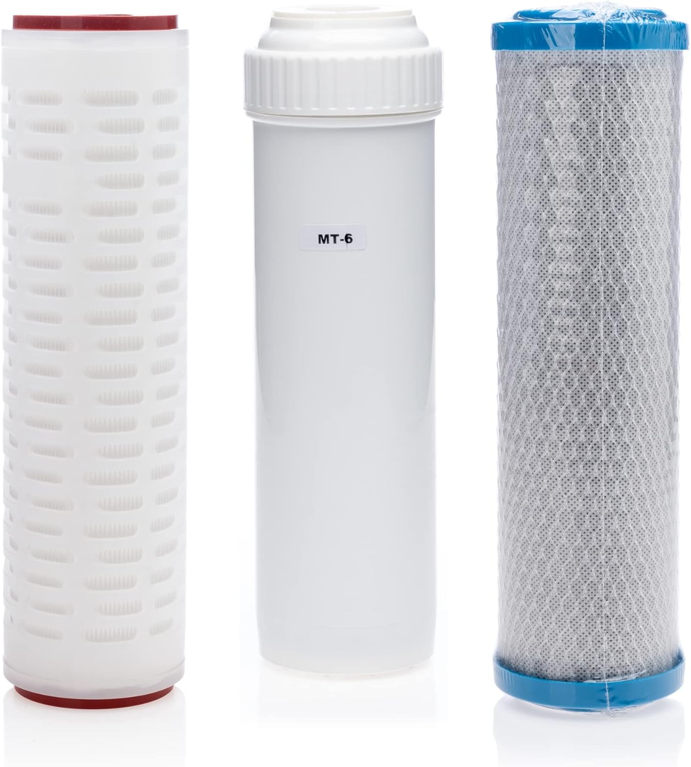 Extreme Clean 3 Stage Water Filtration System - Includes Virus Hero, F1PB Anti Scale 0.5 Micron Carbon Block, Heavy Metal Trap Filter - High Flow, Standard Bracket