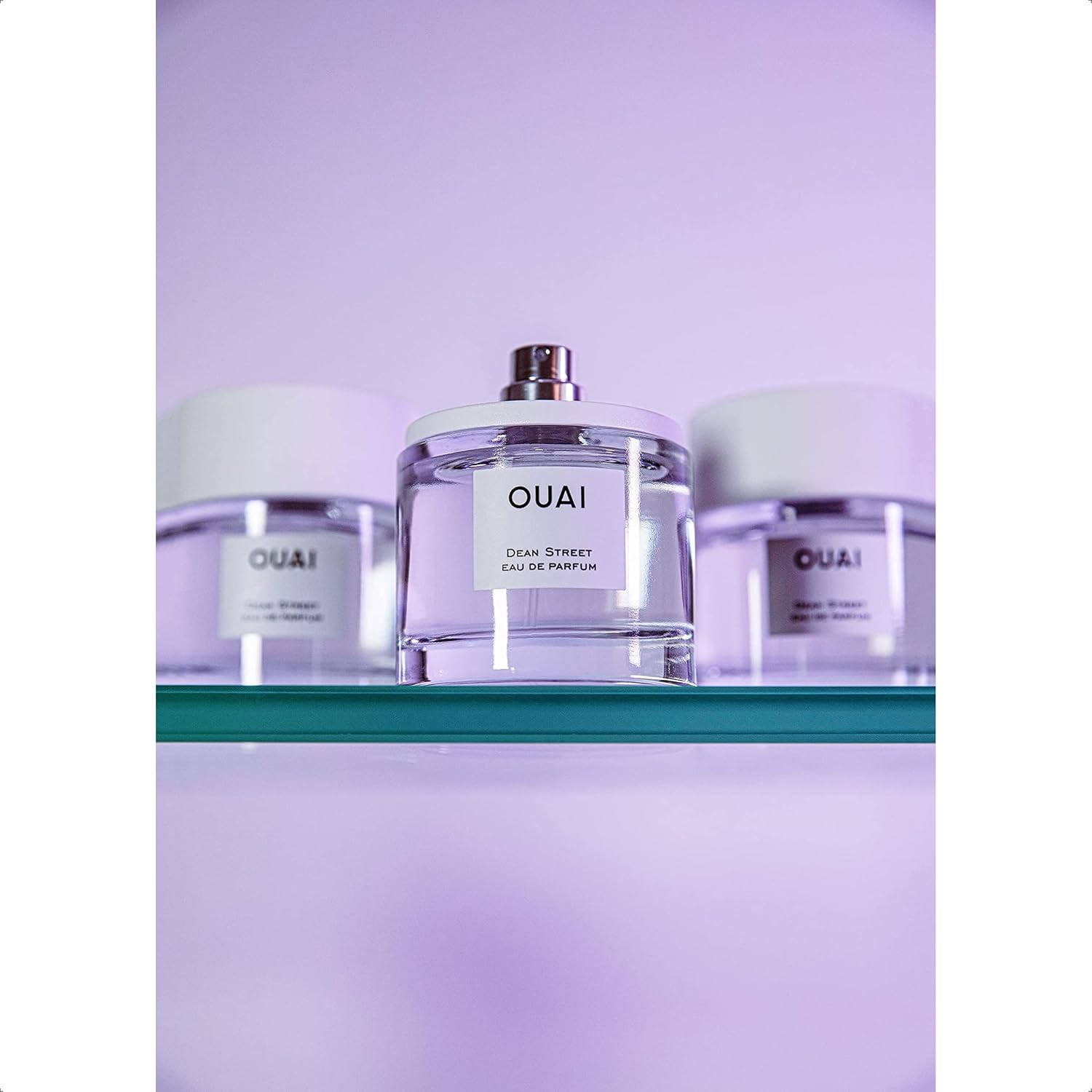 OUAI Dean Street Eau de Parfum. An Elegant Perfume Perfect for Everyday Wear. The Fresh Floral Scent has Notes of Citrus, Apricot, and Magnolia, and Delicate Hints of Rose and Musk (1.7 Oz)