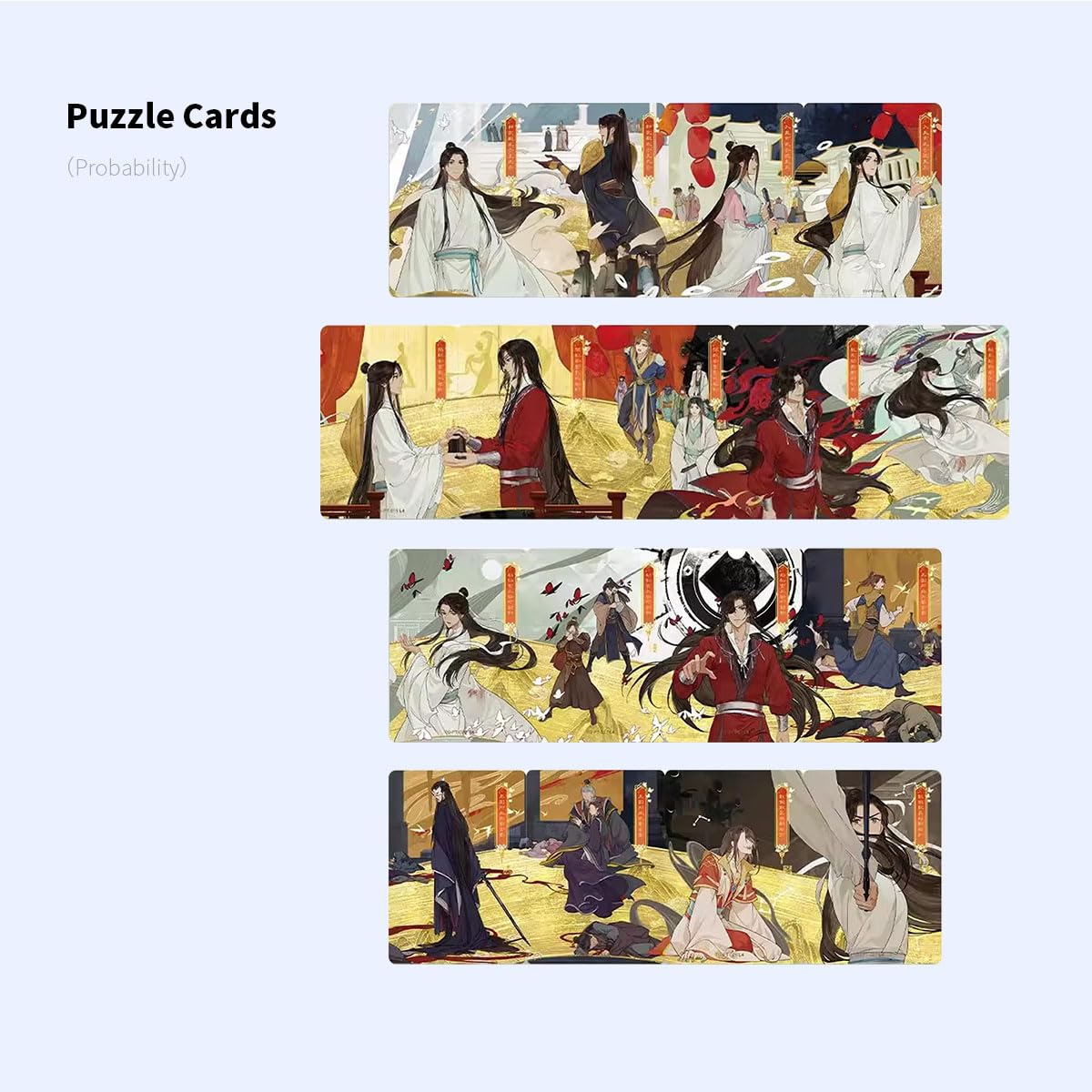 Heaven Official Blessing TCG Karten 2nd Booster Packs Offizielle Trading Card- Sammeldecks (Halbe Schachtel (45 Karten))