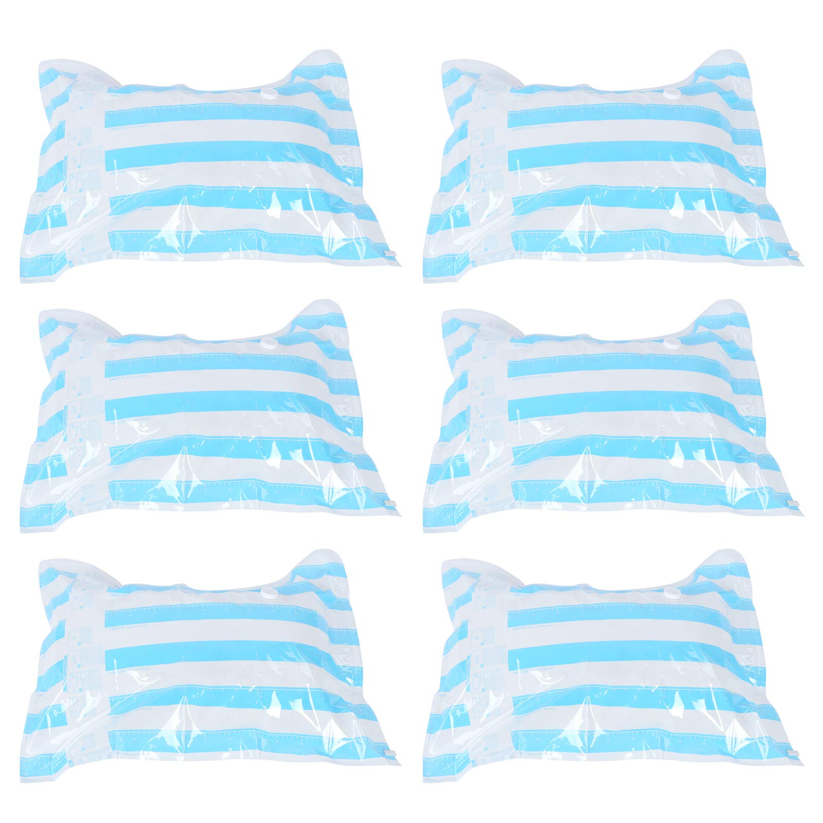 Tyenaza Sacco Sottovuoto da Viaggio, Sacchetti Riutilizzabili per Riporre Coperte E Trapunte con Ingresso d'Aria da 3,5 Cm per Vestiti, Asciugamani, Tende, Coperte, Cuscini(80 * 60cm)