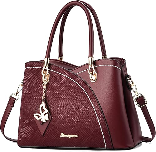 Miniatura 19 de Bolsos y carteras con asa superior, bolsas de hombro, bolsos mensajeros y de mano para damas 1-2-vino,1-1-caqui,1-2-vinos,1-3-rosa,1-5-azul,1-5-lp