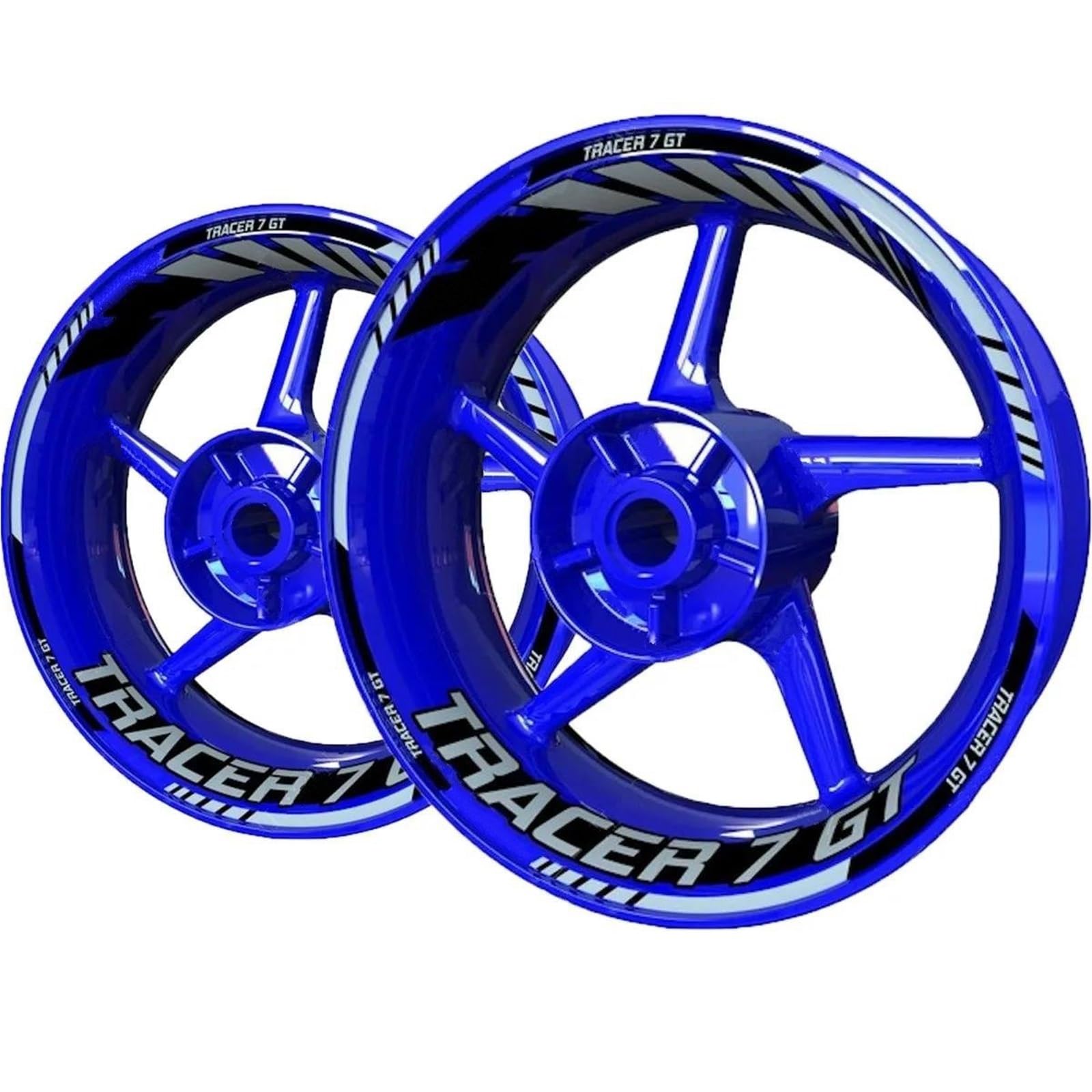 Motorrad-Radnabenaufkleber Reflektierende Motorrad-Felgenaufkleber Für Yamaha TRACER7GT Tracer 7GT Radnabenaufkleber Radaufkleber Felgenrandaufkleber