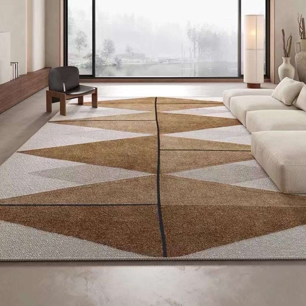 Tapis à poils de cristal rectangulaire pour salon et chambre dimensions 160x230 cm