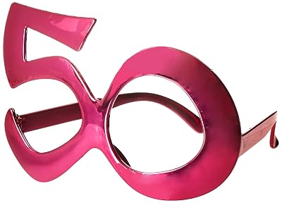 50 Metallic Fanci-Frames (asstd blue, purple, red) Party Accessory (1 count) (1/Pkg)