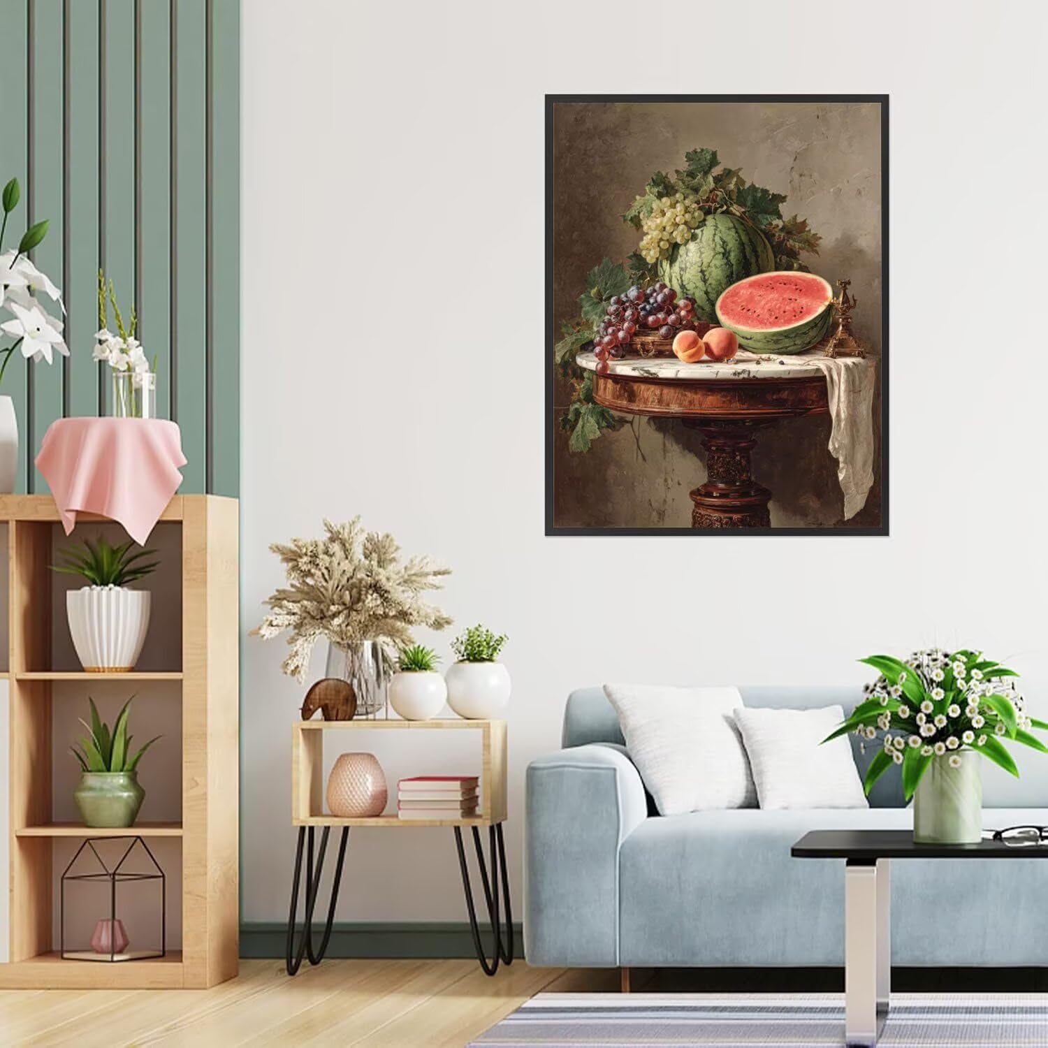 Dipingere con i Numeri Adulti frutta, melona Dipingere con i Numeri Bambini DIY Kit, Set Premium con Pennelli, Decorazione Casa & Creativo Regalo di Compleanno, Attività di Tempo libero 90x120cm z-401