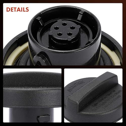 Miniatura 7 de A-Premium Tapa de llenado de depósito de combustible compatible con Chevrolet Silverado 2500 3500 HD, Cruze, Impala, Colorado, Corvette, Buick